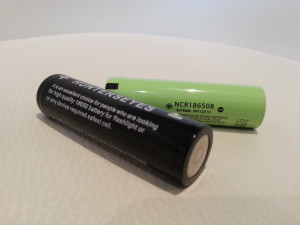 8650 Lithium-ion (rechargeable) batteries