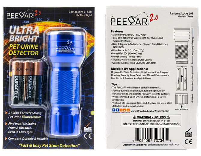 PeeDar 2.0 Packaging
